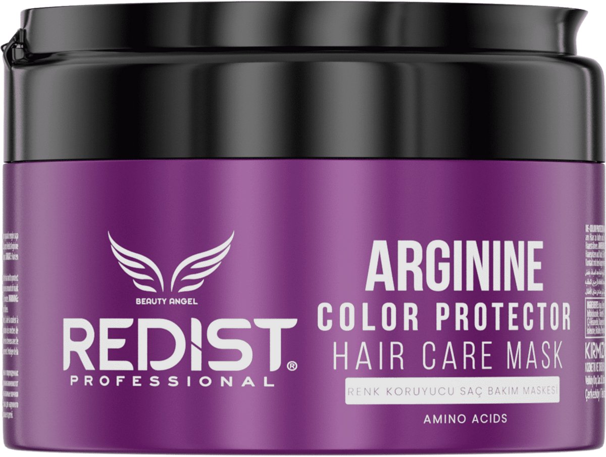 Redist Arginine Color Protector Haarmasker 250 ml – Kleurbescherming & Herstel – Professionele Haarverzorging – Kleurbescherming & Herstellende Behandeling met Aminozuren | Sulfaatvij - masker voor Gekleurd Haar - Haarverzorging