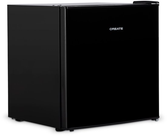 Koelkast minibaar 43L zwart omkeerbare deur energiezuinig 0-10°C CREATE FRIDGE MINIBAR compact