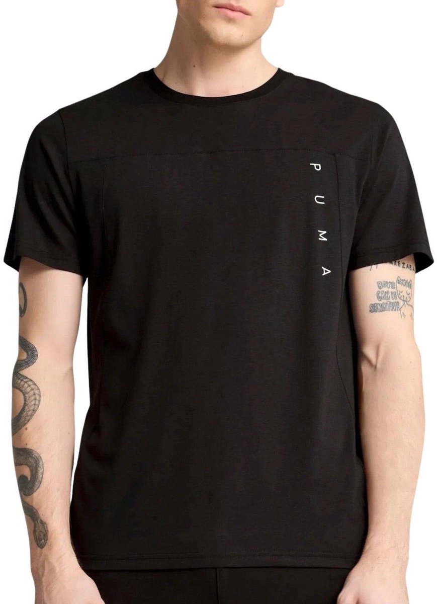 Puma Tad Tech Triblend Shirt Heren Zwart
