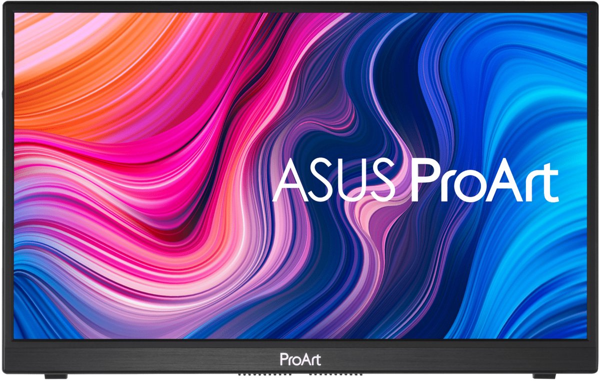ASUS PA148CTV computer monitor 35,6 cm (14") 1920 x 1080 Pixels Full HD LED Touchscreen Tafelblad Zwart