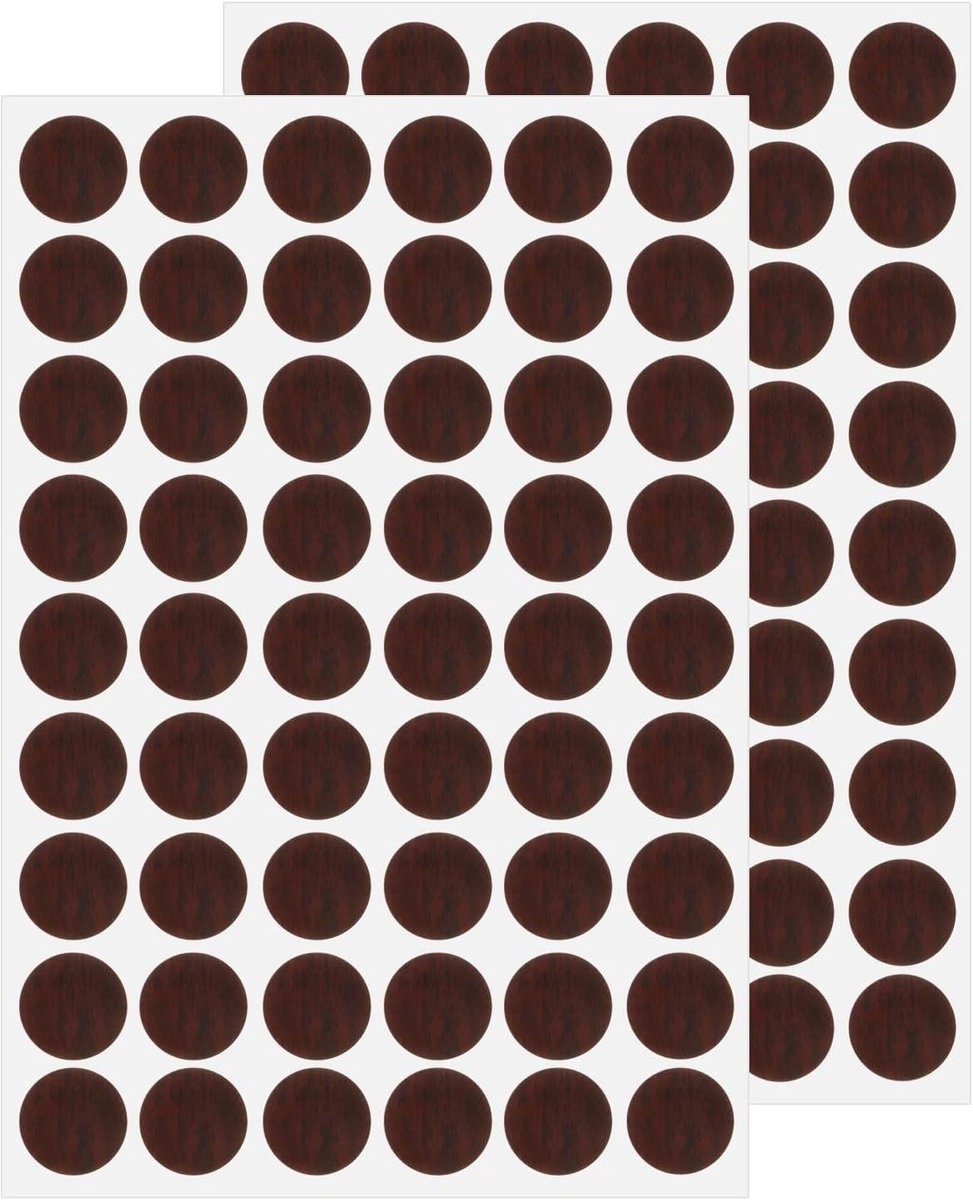Provento - Schroefgatafdekkingen PVC Waterdicht Stickers Paars 21 mm