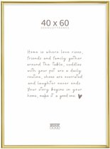 Deknudt frames cadre photo S027A4 - aluminium doré étroit - 40x60