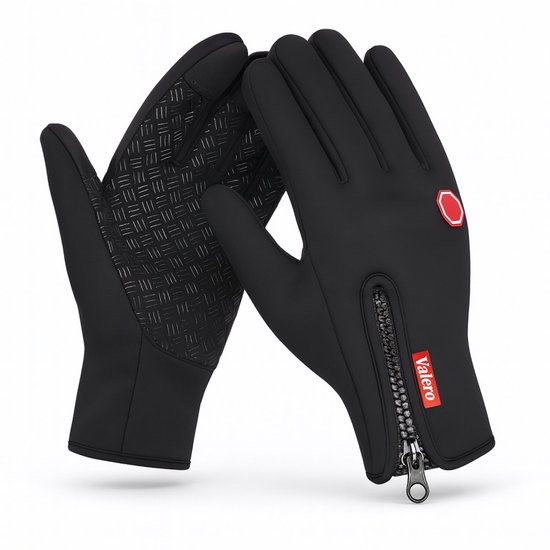 Valero Handschoenen – Waterdicht Winddicht & Warm – Touchscreen – Maat XL – Unisex – Zwart