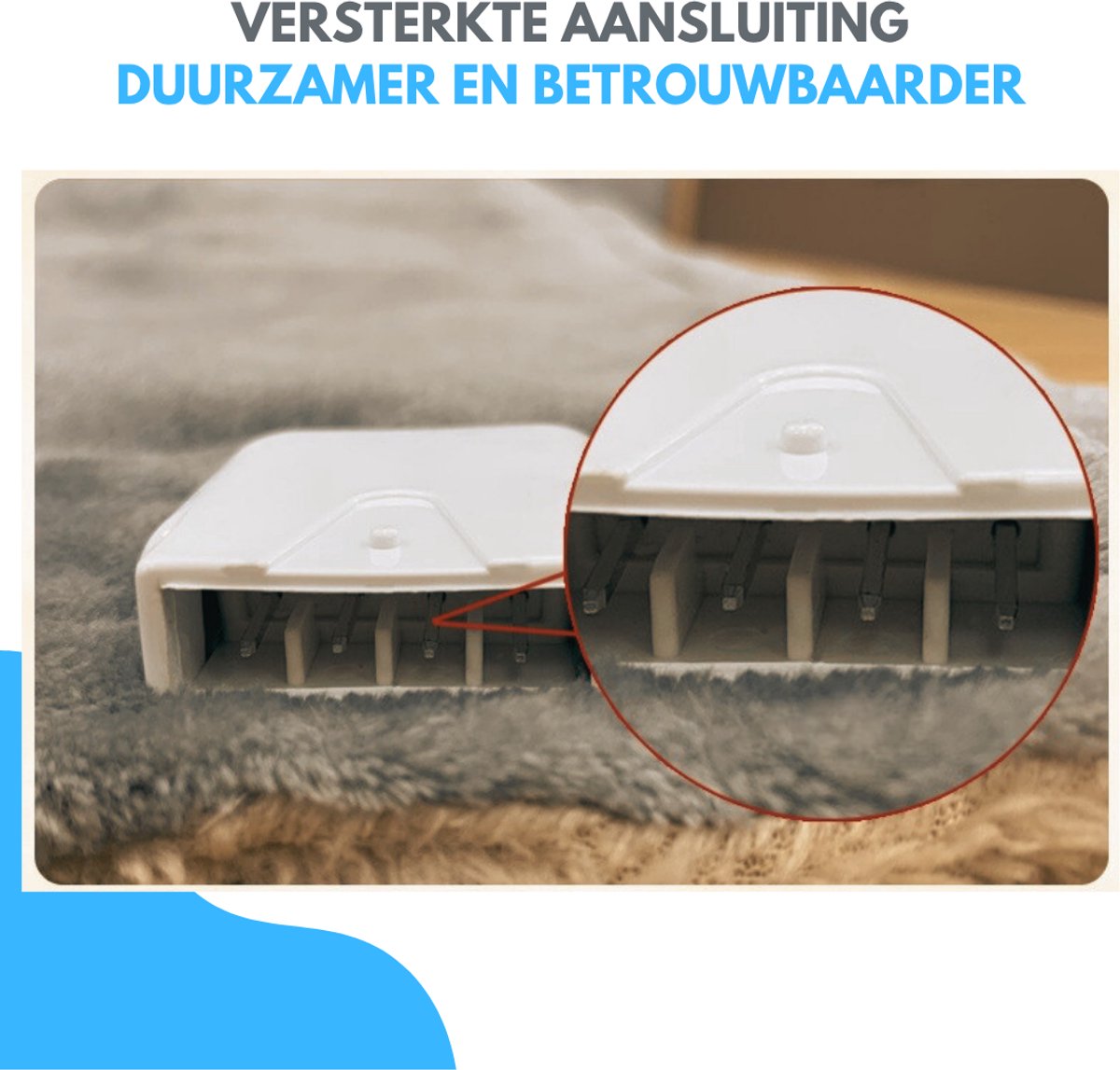 Livista Elektrische Deken – 2 Persoons Deken – XXL – met 3-standen timer – 10 warmtestanden – 180x160 cm – Oververhittingsbeveiliging – Wasmachinebestendig – Lichtbruin – foto 2
