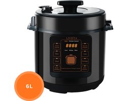 Livista Rijstkoker met Stomer - Snelkookpan – Multicooker – 6L – 1000W – Anti-aanbak – 3 Texturen,…
