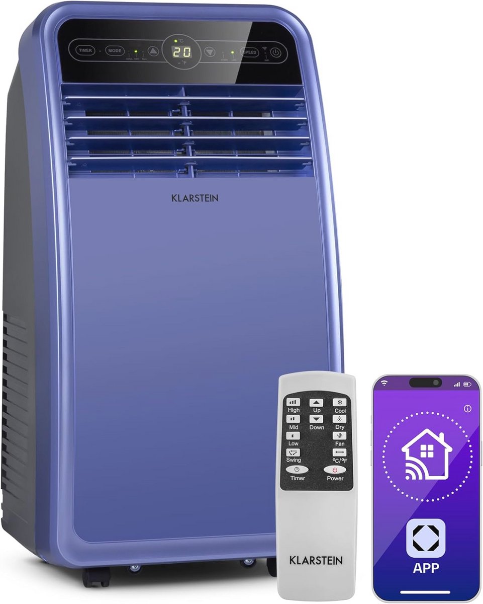 Mobiele 3-in-1 Airconditioner met WiFi Controle voor 34 m²