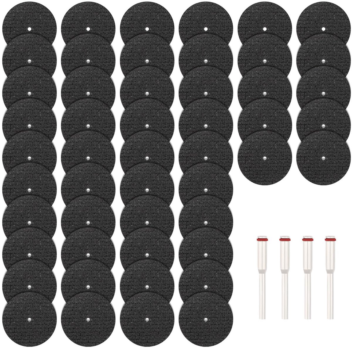 54pcs 32mm Turning Tools - Grinding Discs Set - Versterkte Fiberglass - Hout - Steen - Metaal Snijgereedschap Discs Inclusief 4pcs 36mm Banner Accessoires