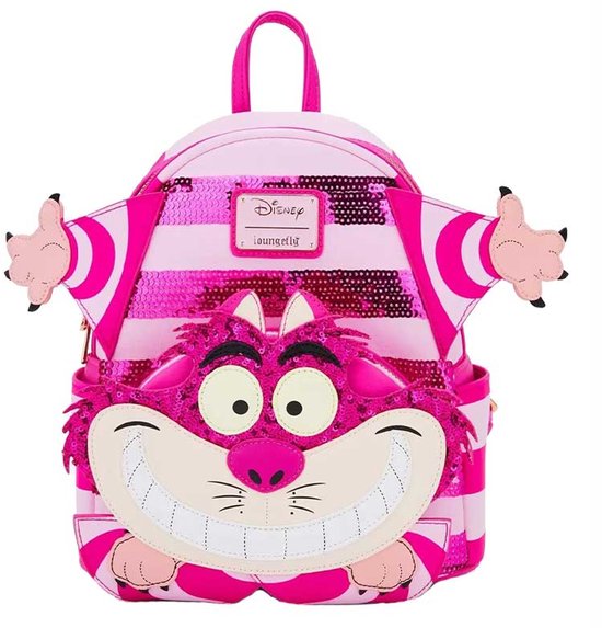 Sac à dos Disney Loungefly à paillettes Cat du Cheshire