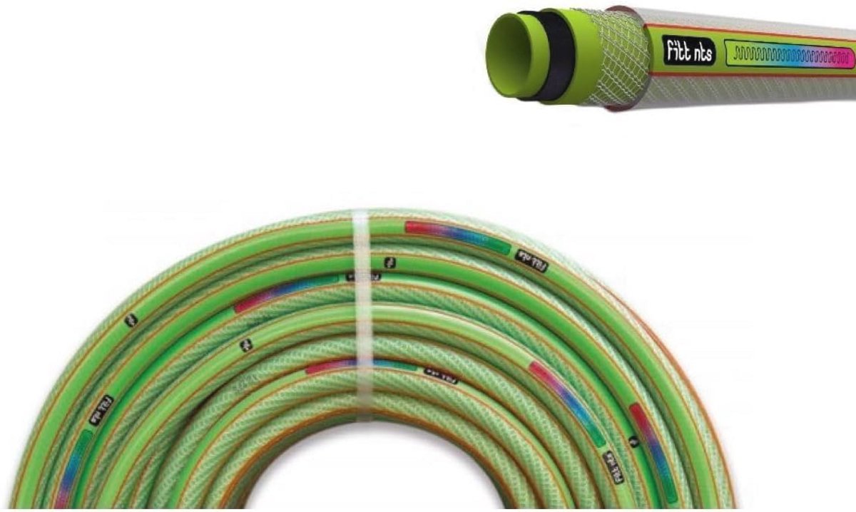 Premium 12,5 mm tuinslang per meter - 6-laags, knik- en uv-bestendig