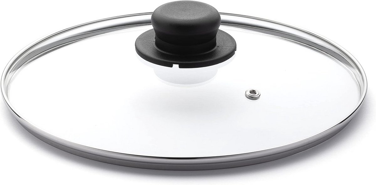 Glazen deksel met knop voor potten en pannen - Diameter 40 cm