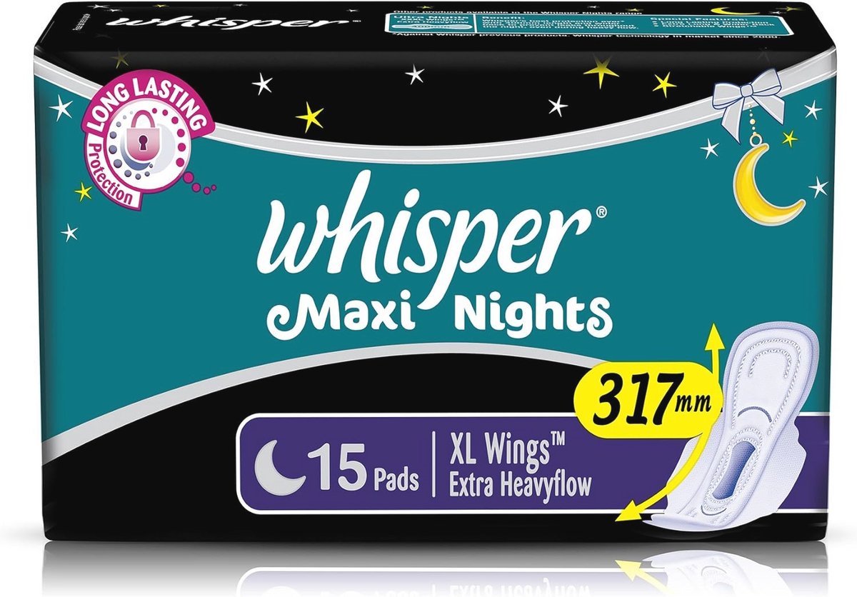 Maxi Nights maandverband voor dames, XL, 15 stuks