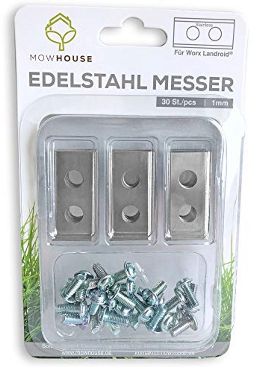 Premium reservemesjes voor robotmaaiers - set van 30 - Premium - €52,48