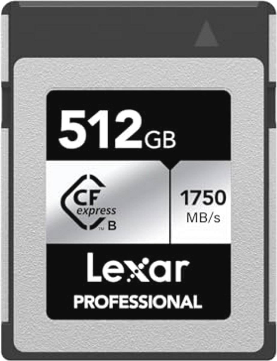 512GB CFexpress Type B Geheugenkaart - Tot 1750MB/s Leessnelheid, Compatibel met DSLR en XQD Camera