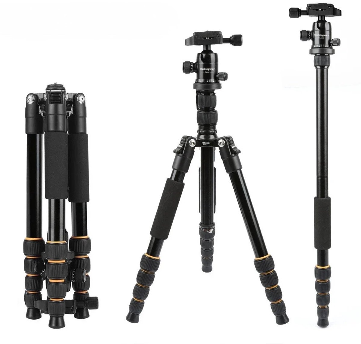 Benelux Select Camerastatief – Camera Statief – Camerastatief Spiegelreflexcamera – Monopod – Draagbaar – Camera & Smartphone