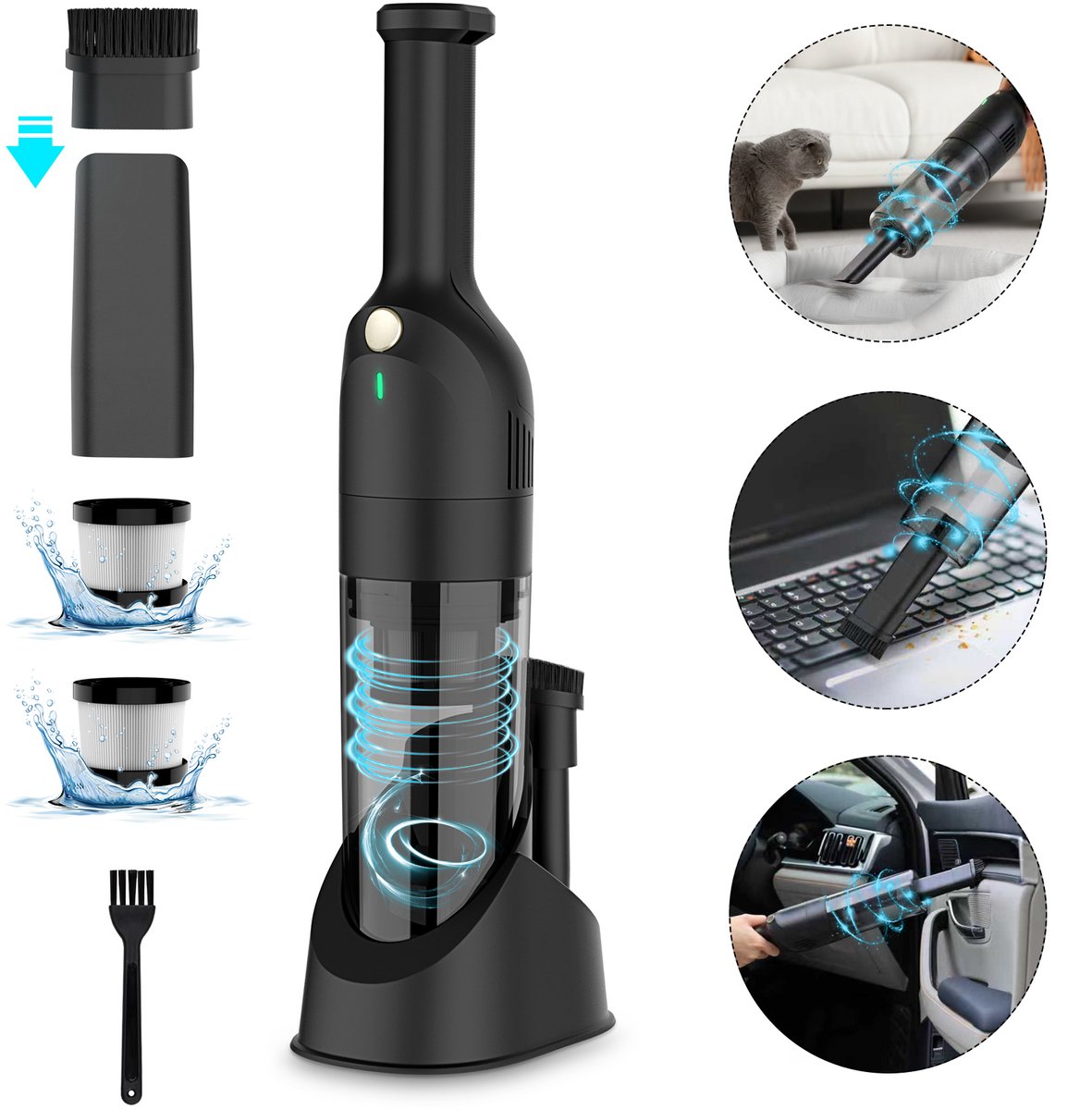 Grenintol H6X - Handstofzuiger Oplaadbaar - Kruimelzuiger