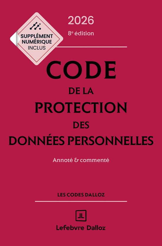 Codes Dalloz Professionnels - Code de la protection des donn ... - cover