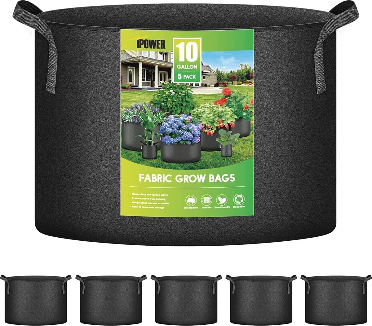 Groeizak Stof Beluchting Potten Container - 10 Gallon