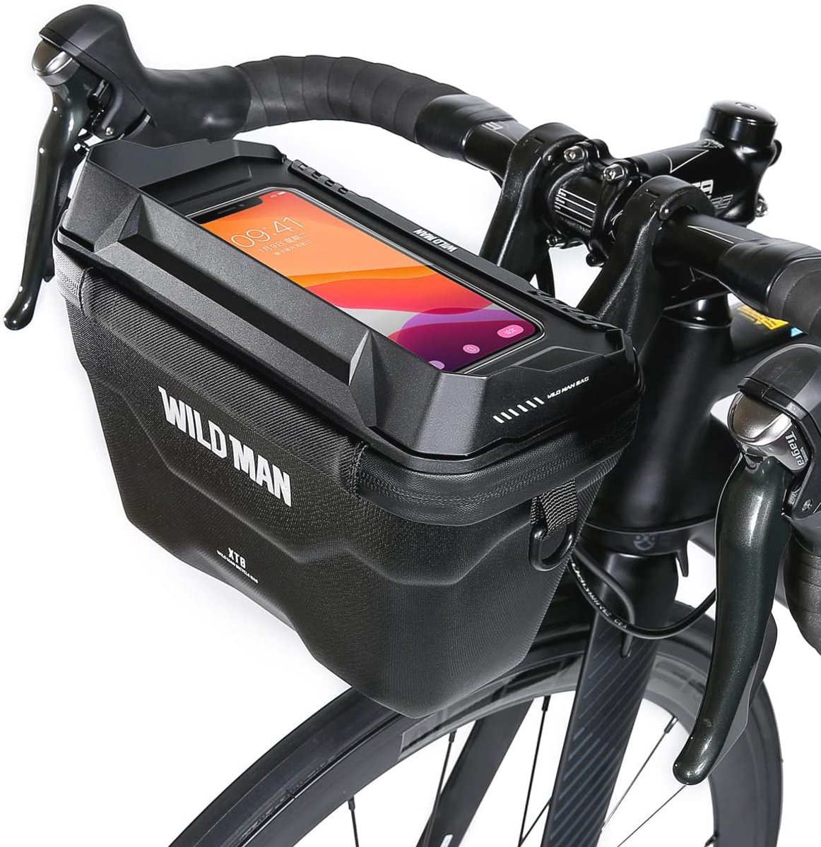 Waterdichte Fietstas met Smartphonevak en Adapter - 4 Liter