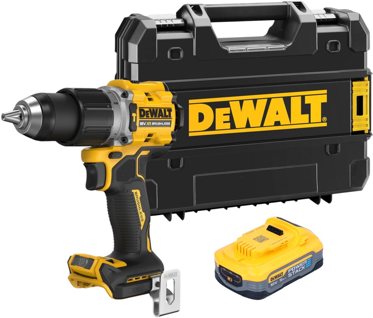 DeWalt DCD 805 NT accu-klopboormachine 18 V 90 Nm borstelloos + TSTAK - zonder accu, zonder oplader