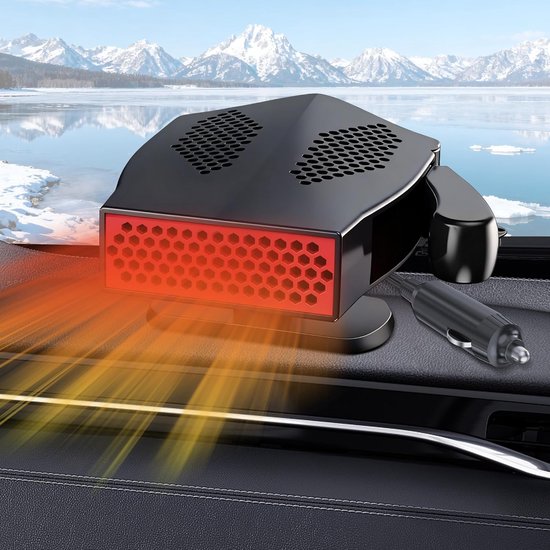 12V Auto Kachel & Ventilator 200W - Draagbare Verwarming en Koeling