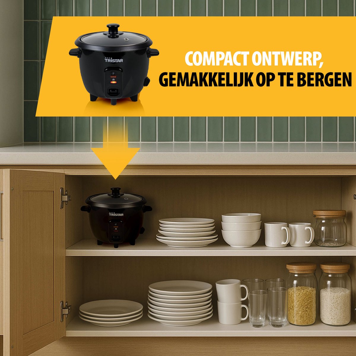 Tristar RK-6141 - Compacte Rijstkoker thumbnail 2