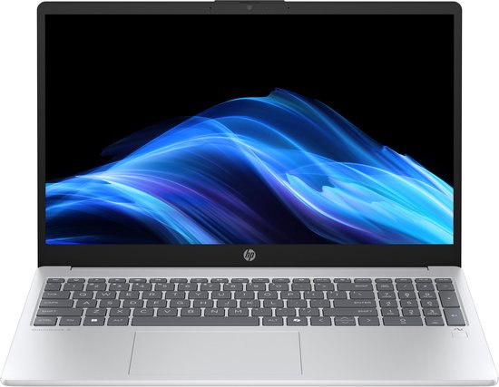 HP OmniBook 3 NGAI | 15.6" Full HD IPS Touchscreen | AMD Ryzen AI 5 330 | 16GB DDR5 | 512GB SSD | Copilot+ | Windows 11 Home | Zilver QWERTY toetsenbord