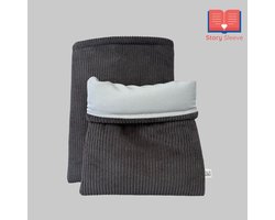 Story Sleeve - Book Sleeve / E-reader Sleeve Rusty Rib - 27 x 23 cm - Ook geschikt voor E-reader - Boekenhoes - Boekbeschermer - Boekhoes - Booksleeve - Voor boek