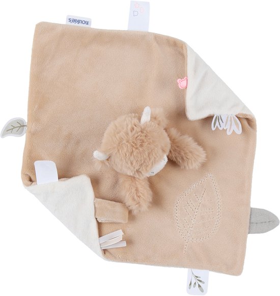 Noukie's - Knuffeldoekje - Buffel - 27 x27 cm Ecru / beige van Noukie's — afbeelding 4