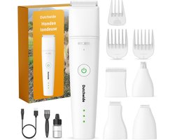 Dutchwide Honden Katten tondeuse - Voor dikke vacht - Fluisterstille Tondeuse - Draadloos - Dieren Trimset - Hondentrimmer - Trimtafels voor honden - Trimmer