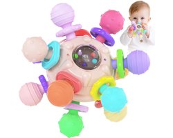 Namajunas - Baby speelgoed - Montessori Sensorisch Speelgoed - Bitey - Rammelaar - Bijtring Baby - Montessori Speelgoed - Grijp- en Bijtspeelgoed - Babyshower Cadeau - Spelen en ontdekken - Geschikt voor baby's van 3 maanden tot 2 jaar