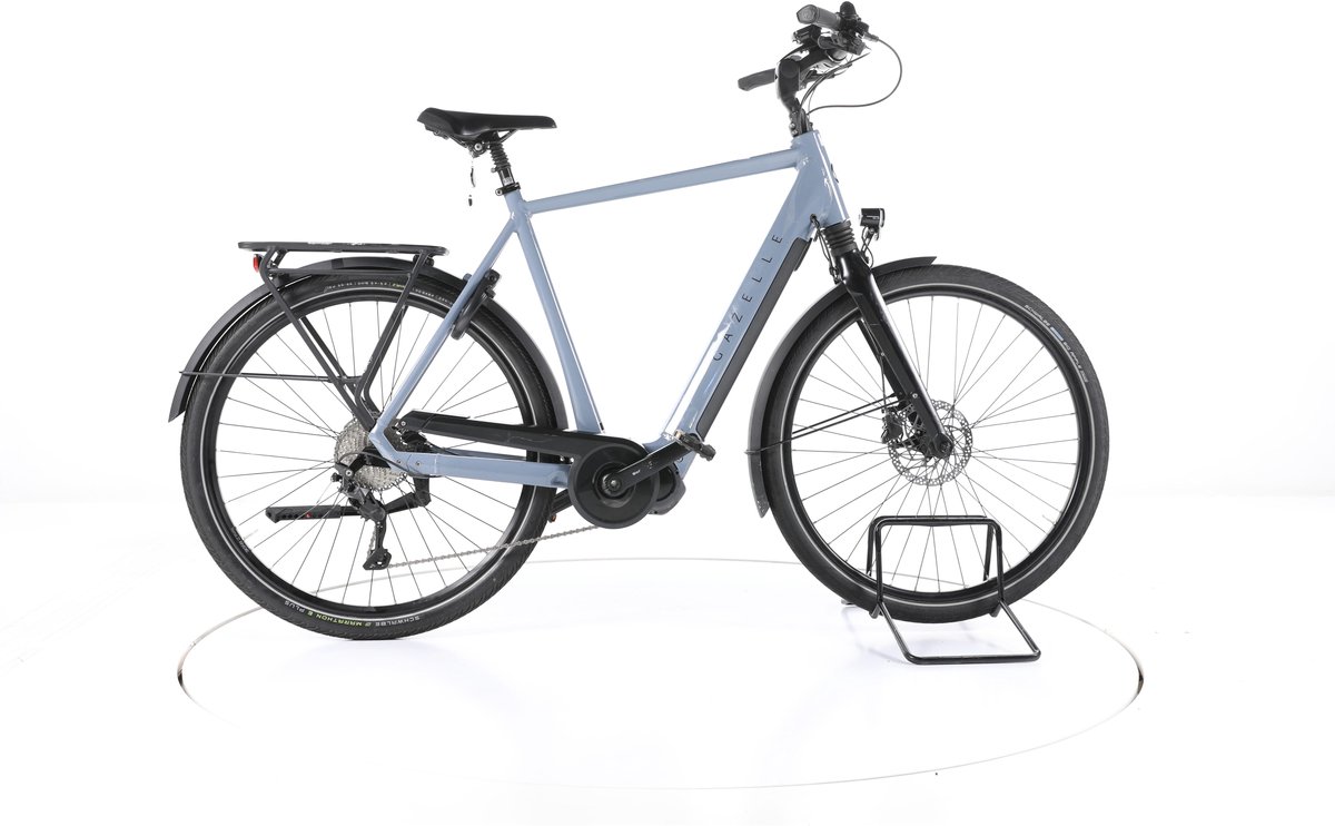 Gazelle Chamonix T10 HMS Elektrische trekkingfiets Shimano Accu 630Wh 28 blauw