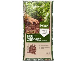 Pokon Houtsnippers Cacaobruin - 45L - Houtsnippers bodembedekking tuin - Beperkt onkruidgroei - Waterregulerend