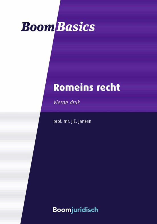 Boom Basics - Romeins Recht - cover