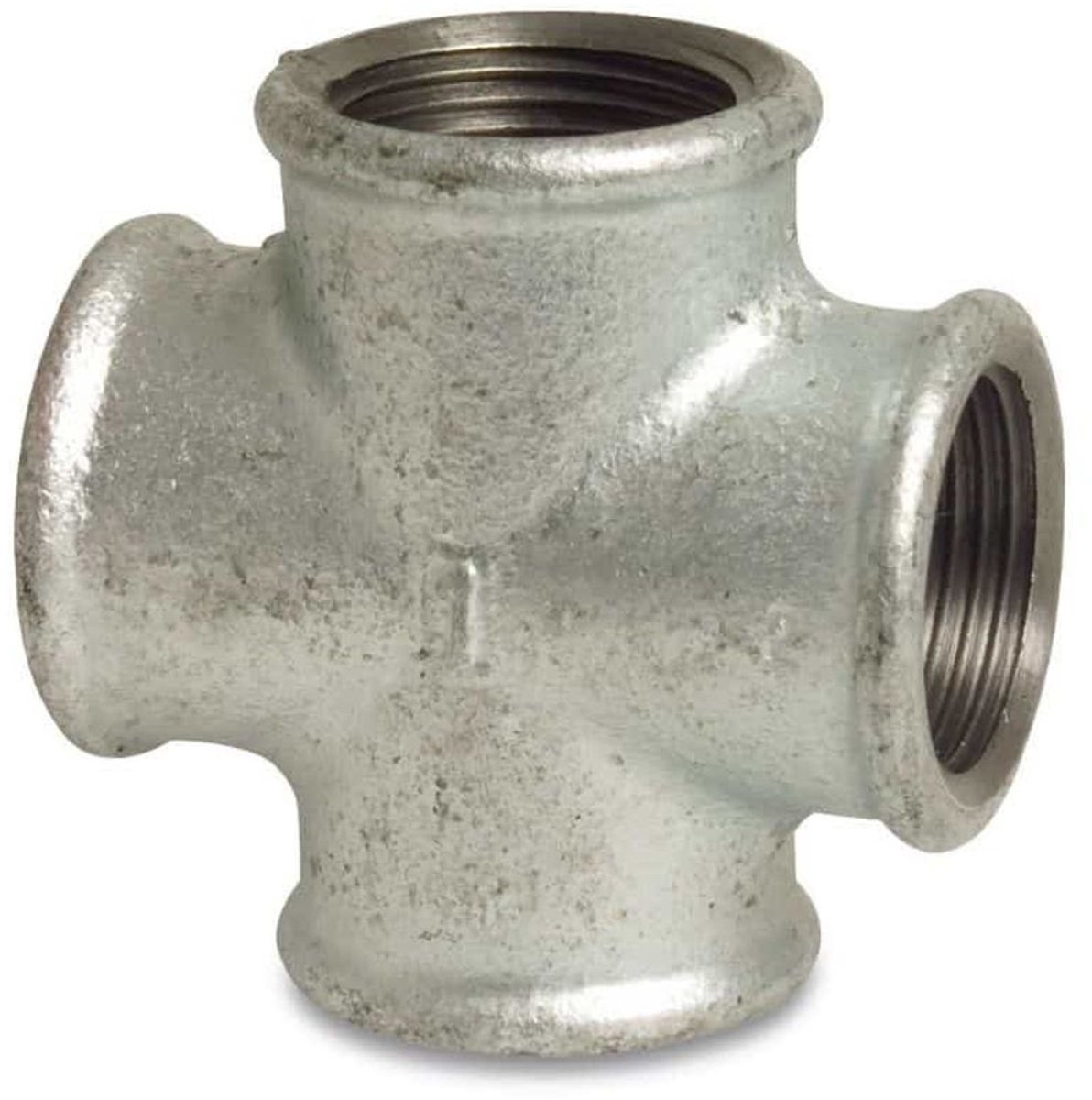 Draadfitting Gietijzer Kruisstuk 1 1/4" IG x 1 1/4" IG x 1 1/4" IG x 1 1/4" IG