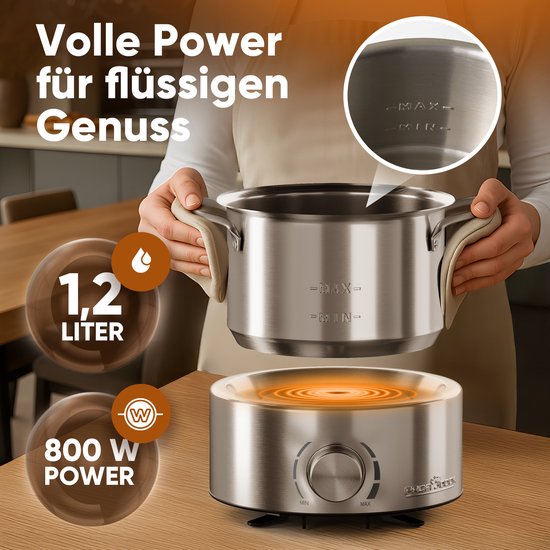 ProfiCook FD 1288 - Fondue Set - 8 personen - RVS — afbeelding 5