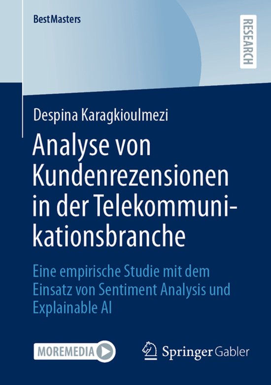 BestMasters- Analyse von Kundenrezensionen in der Telekommun ... - cover