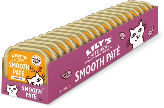 Lily's Kitchen - Kattenvoer - Natvoer - Paté met Kip - 19 x 85 g