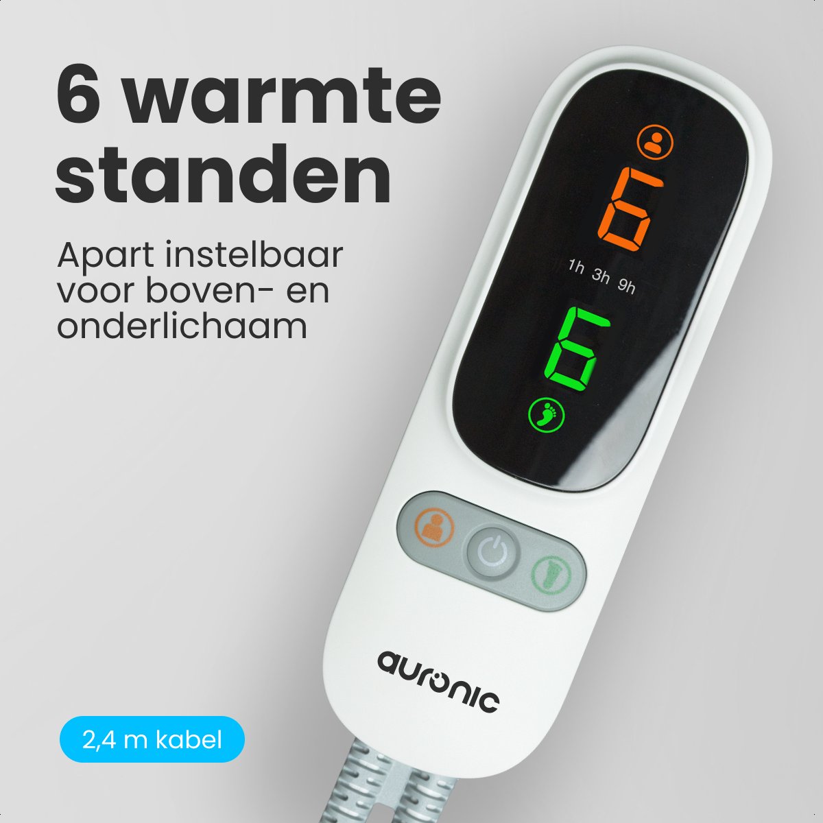 Auronic Elektrische Onderdeken XL - 1 Persoons thumbnail 4