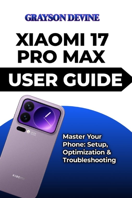 Xiaomi 17 Pro Max User Guide - cover