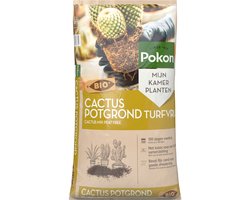 Pokon Bio Cactus Potgrond - 5L - Turfvrije potgrond voor cactus en vetplanten - 100 dagen voeding
