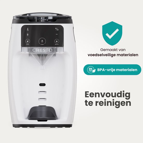 Chesto Baby - Automatische Baby Fles Maker - Formula Milk Maker - BPA-vrij - App-besturing van Merkloos — afbeelding 3