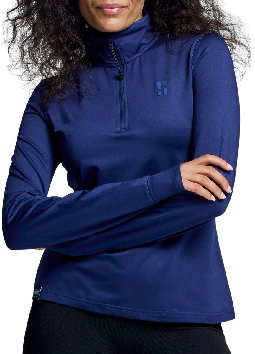 Poederbaas Midlayer Pully Skipully Dames Four Seasons Lightweight 2.0 Blauw