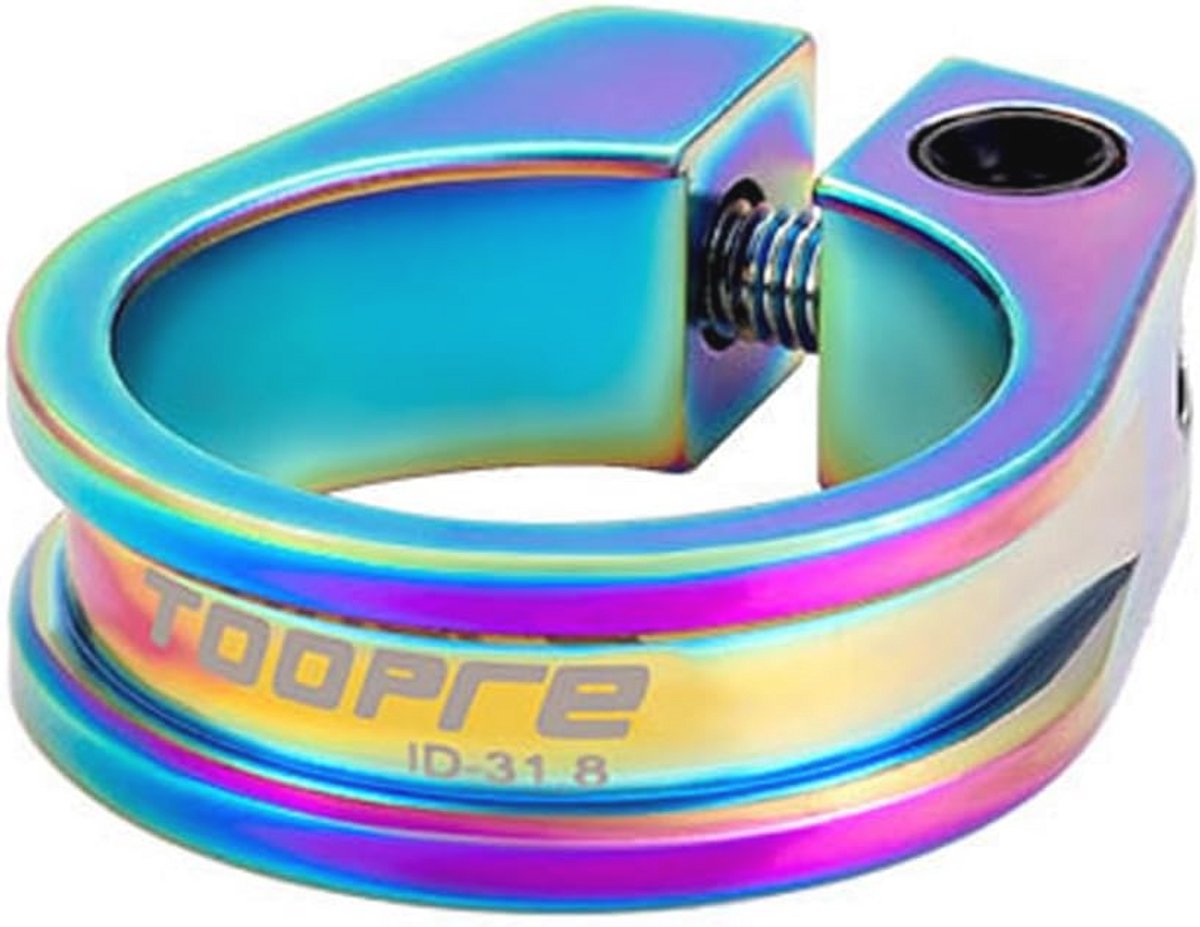 Aluminium Quick Release Fiets Seat Klem 31.8mm - Multicolor voor Mountainbike
