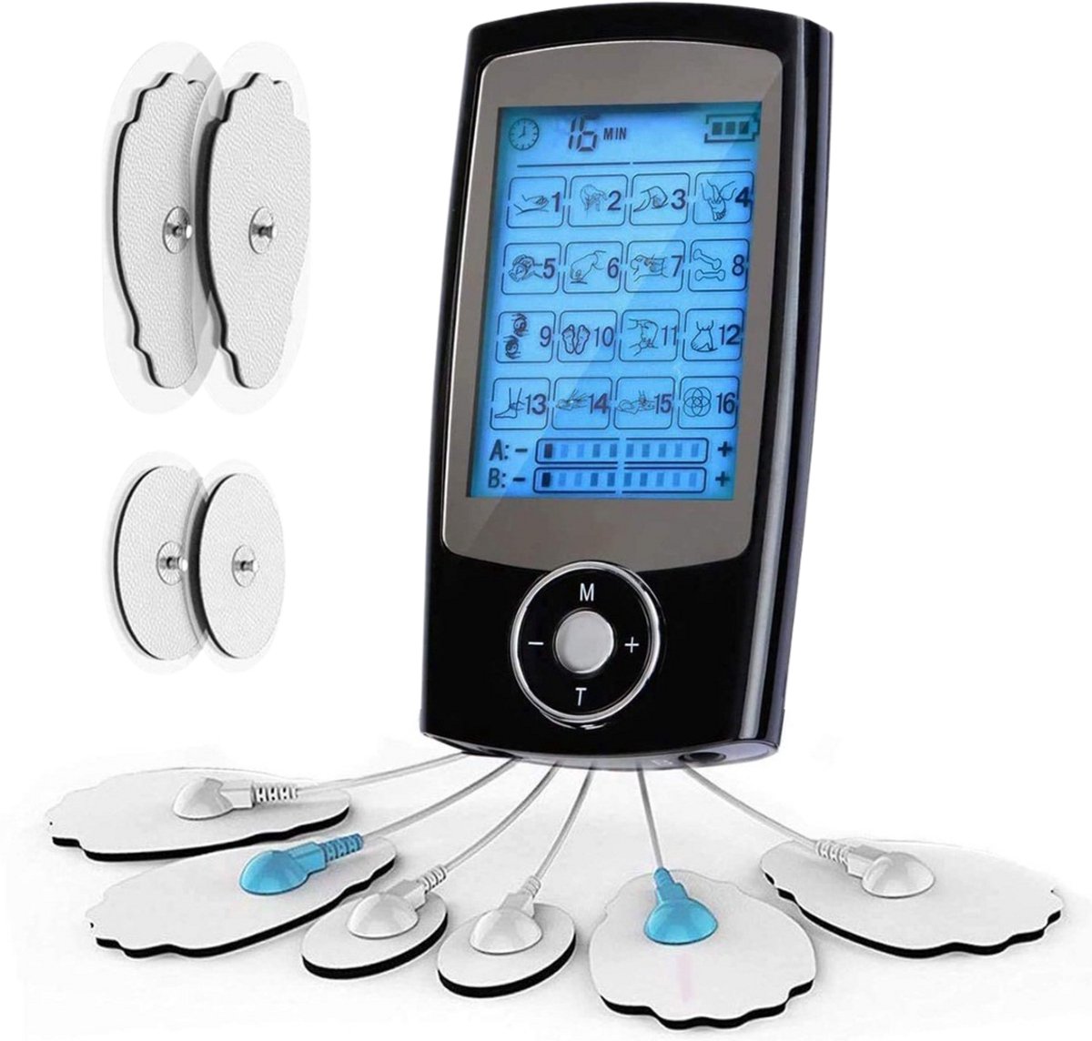 TENS Spierstimulator met 16 Modi voor Elektrische Massage - TENS - €28,75