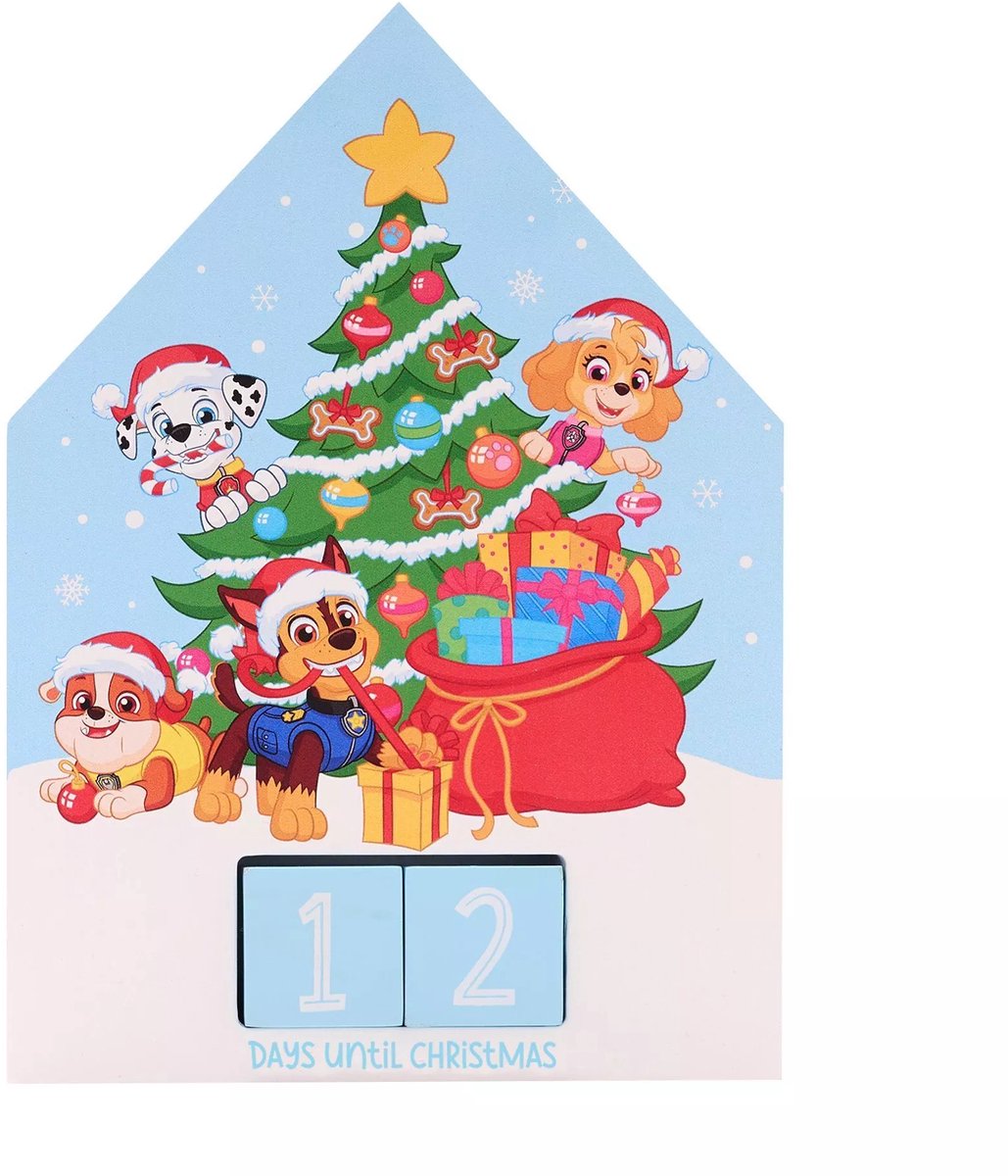 Paw Patrol Christmas, aftel kalender Paw pups