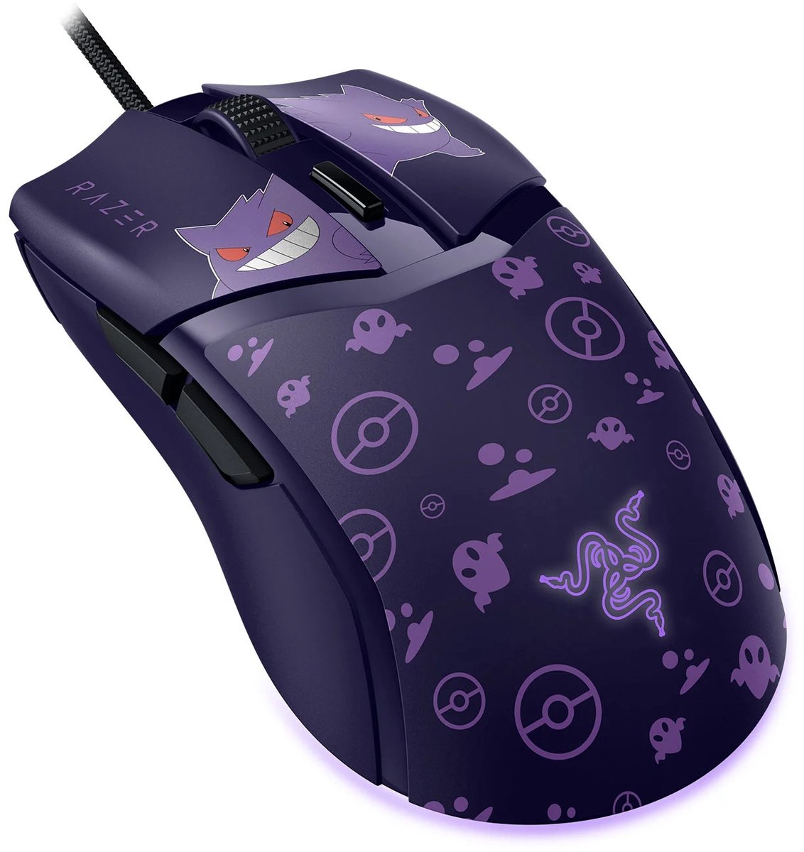 Razer Cobra - Gaming Muis - Bedraad en Lichtgewicht - RGB - 8500 DPI - Pokémon Gengar Edition thumbnail 2