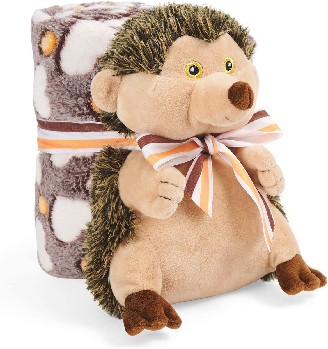 Zachte Knuffeldeken met Pluche Dier voor Baby's en Peuters - Perfecte Eerste Deken voor Kinderen van 0 tot 3 Jaar
