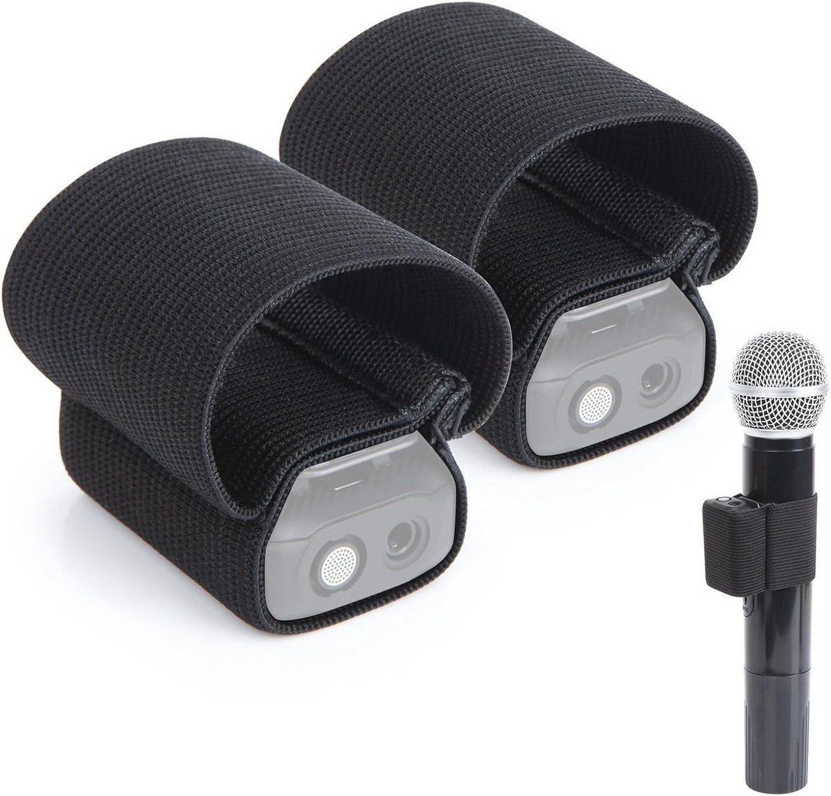 Handmicrofoon met Elastische Bevestiging
