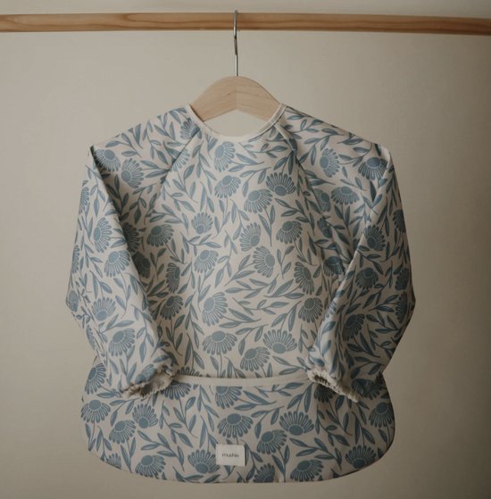 Mushie Slab met Mouwen Blue Flowers van Merkloos — afbeelding 3