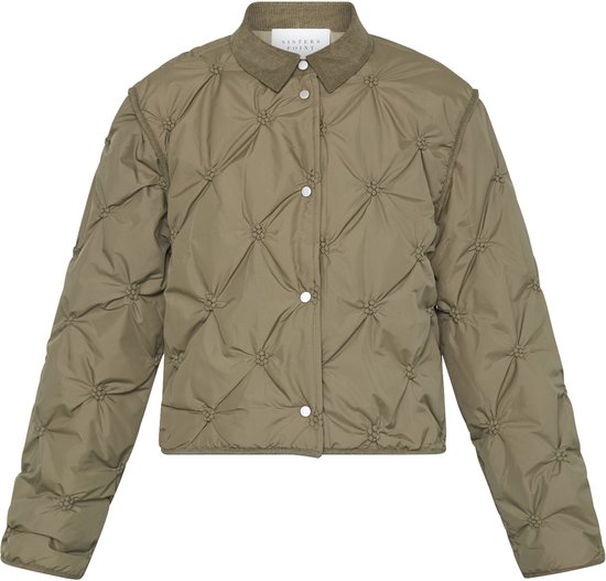 SISTERS POINT Eqa-ja - Dames Jas - Khaki - Maat XL